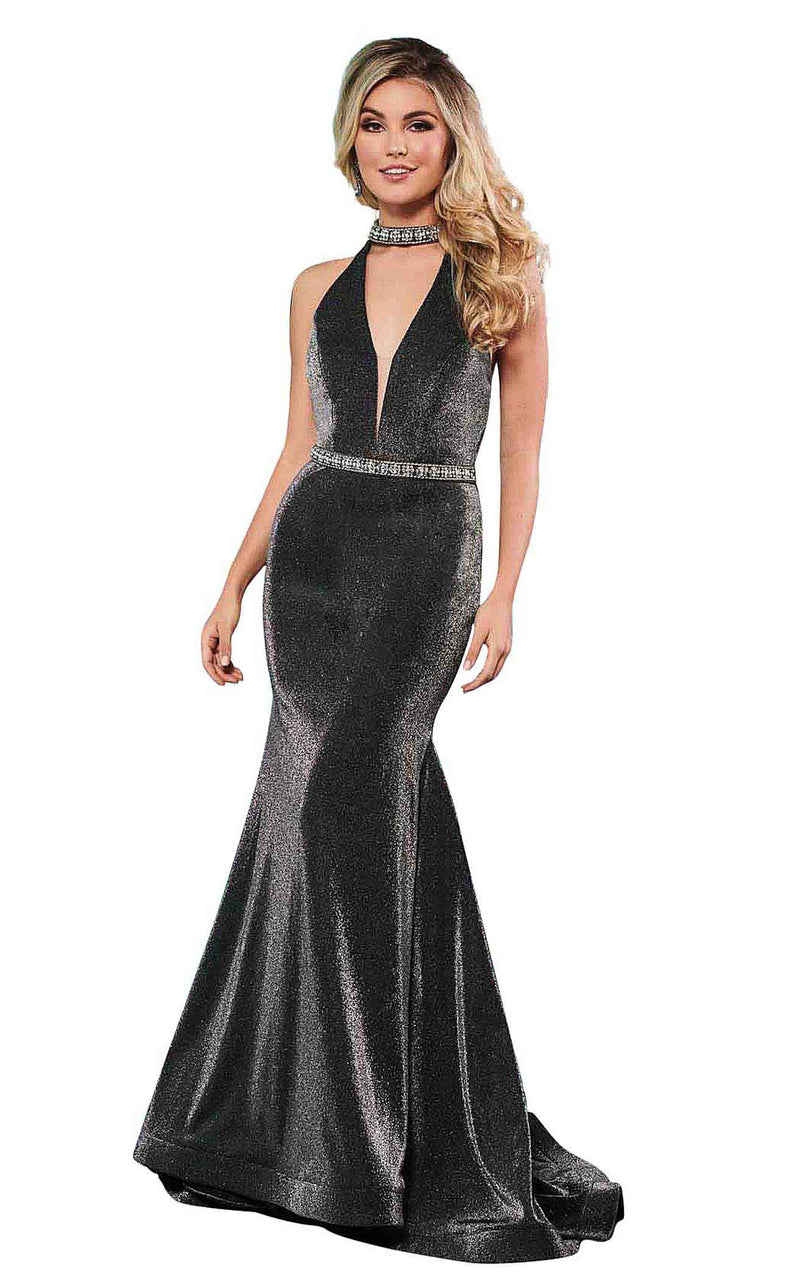 Rachel Allan 6436 Gunmetal-Black