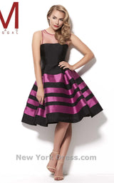 10 of 10 Mac Duggal 7525R Black/Violet