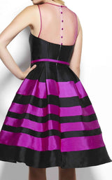 6 of 10 Mac Duggal 7525R Black/Violet