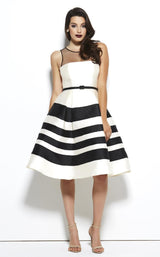 2 of 10 Mac Duggal 7525R Cream/Black