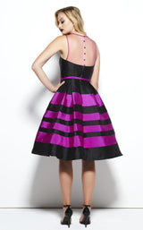 3 of 10 Mac Duggal 7525R Black/Violet