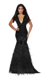 1 of 6 Jasz Couture 6449 Black