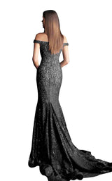 4 of 12 Jovani 64521 Black