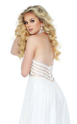 4 of 4 Jasz Couture 6454 Ivory/Gold
