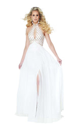 1 of 4 Jasz Couture 6454 Ivory/Gold