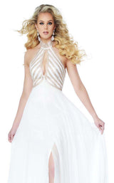 3 of 4 Jasz Couture 6454 Ivory/Gold