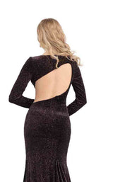 12 of 12 Jovani 64562 Black-Pink