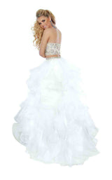 4 of 8 Jasz Couture 6460 Ivory/Gold
