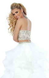 8 of 8 Jasz Couture 6460 Ivory/Gold