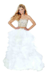 2 of 8 Jasz Couture 6460 Ivory/Gold