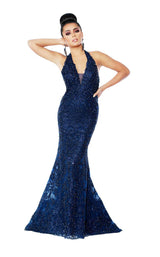 3 of 12 Jasz Couture 6464 Navy
