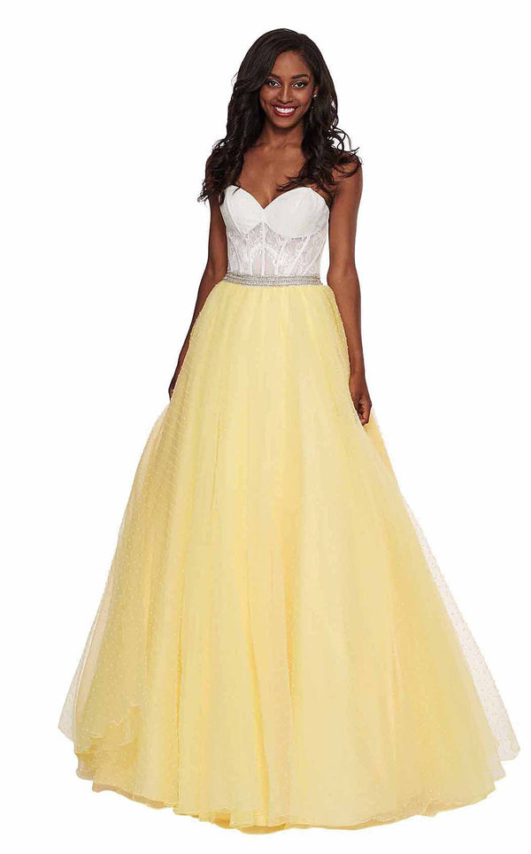 Rachel Allan 6471 White/Yellow