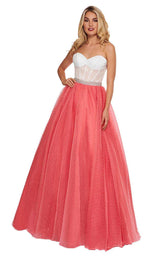 3 of 12 Rachel Allan 6471 White-Coral