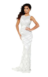 2 of 8 Jasz Couture 6472 Ivory/Silver
