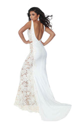 4 of 8 Jasz Couture 6475 Ivory-Gunmetal
