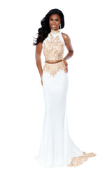 2 of 8 Jasz Couture 6476 Ivory/Gold