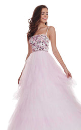 1 of 8 Rachel Allan 6479 White-Pink-Orchid