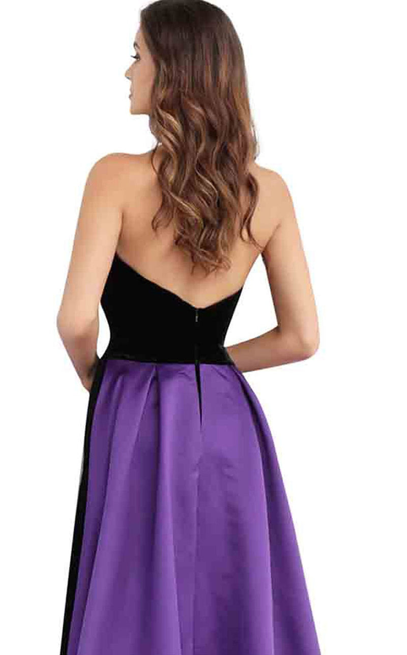 Jovani 64830 Black/Purple