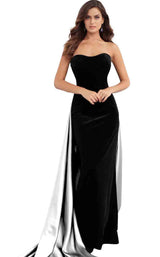 3 of 12 Jovani 64830 Black/White