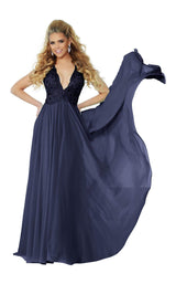3 of 10 Jasz Couture 6485 Navy