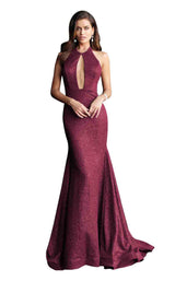 1 of 24 Jovani 64851 Burgundy