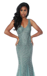 3 of 4 Jasz Couture 6493 Sage-Mercury