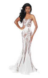 2 of 6 Jasz Couture 6499 White/Black