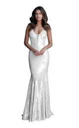 2 of 12 Jovani 65070 White