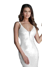 10 of 12 Jovani 65070 White