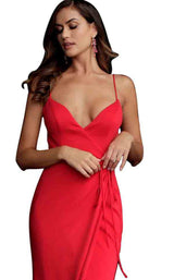 3 of 4 Jovani 65081 Red