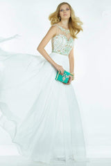 1 of 2 Alyce 6516 Diamond White/Multi