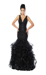1 of 6 Jasz Couture 6518 Black