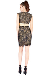 3 of 6 Mac Duggal 65295N Black-Nude