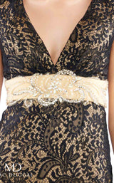 5 of 6 Mac Duggal 65295N Black-Nude