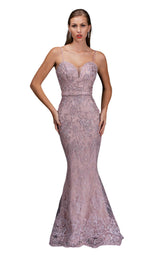 1 of 4 Nina Canacci 6532 Dress Blush