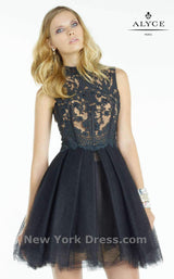 1 of 4 Alyce 5757 Black/Nude