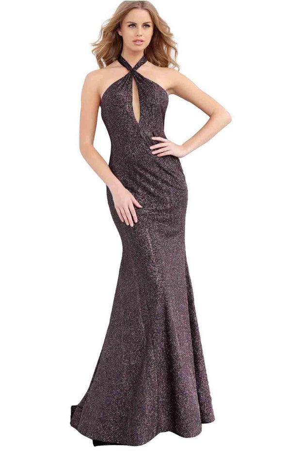 Jovani 65348 Black-Pink