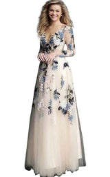 1 of 4 Jovani 65359 Nude Multi