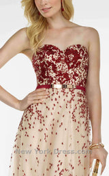 3 of 4 Alyce 5775 Claret/Nude