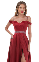 7 of 12 Nina Canacci 6536 Burgundy