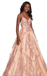 1 of 8 Rachel Allan 6537 Pink-Mauve