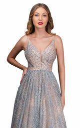 6 of 8 Nina Canacci 6541 Silver/Nude