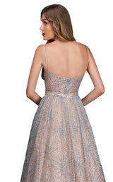 8 of 8 Nina Canacci 6541 Silver/Nude