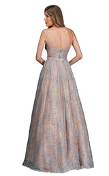 4 of 8 Nina Canacci 6541 Silver/Nude