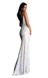 2 of 4 Jovani 65455 Ivory