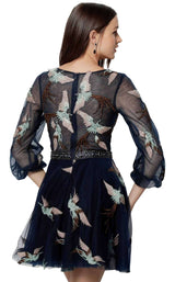 3 of 4 Jovani 65464 Navy