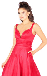 7 of 8 Mac Duggal 65514L Burgundy