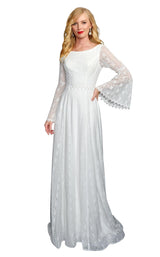 1 of 4 Nina Canacci 6558 Dress Ivory