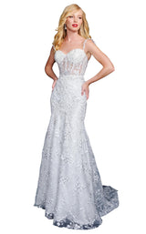 1 of 2 Nina Canacci 6559 Dress Ivory