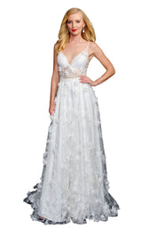 1 of 4 Nina Canacci 6560 Dress Ivory